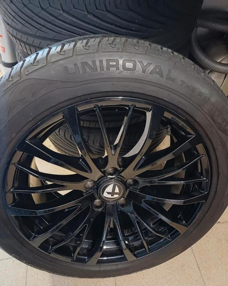 Set velgen 225 55 R18, Auto-onderdelen, Banden en Velgen, Band(en), Zomerbanden, 18 inch, 225 mm, Gebruikt, Ophalen