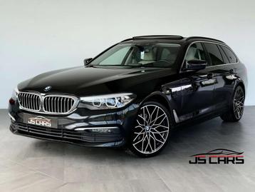 BMW 5 Serie 518 dA Touring-1ERPRO-COCKPIT-T.O-CARPLAY-CUIR-P beschikbaar voor biedingen