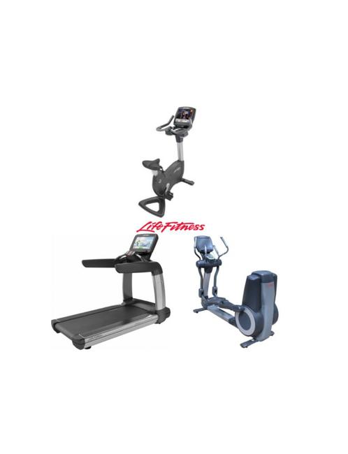 Life Fitness cardio set | loopband | crosstrainer | upright, Sport en Fitness, Fitnessmaterialen, Zo goed als nieuw, Overige typen