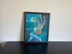 Schilderij - Man met gitaar, Ophalen