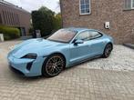taycan 4s, Auto's, Automaat, 4 deurs, Blauw, Leder