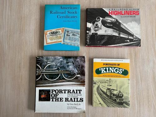 Boeken over Amerikaanse spoorwegen, Boeken, Vervoer en Transport, Gelezen, Trein, Ophalen of Verzenden