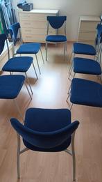 stoelen - aantal 6 (8), Ophalen, Gebruikt, Blauw, Vijf, Zes of meer stoelen