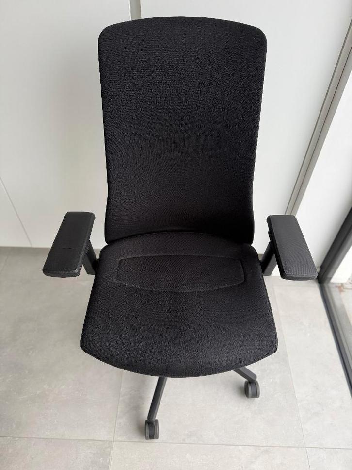 Interstuhl ergonomische bureaustoel - PUREis3 PU113, Maison & Meubles, Chaises de bureau, Utilisé, Chaise de bureau, Noir, Ergonomique