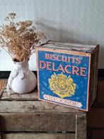 Biscuits Declacre metalen doos, Ophalen of Verzenden, Gebruikt