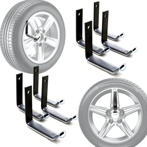 Bandenhouder wandhaak set | Max. 25 kg | 8 banden, Auto diversen, Auto-accessoires, Nieuw, Ophalen of Verzenden