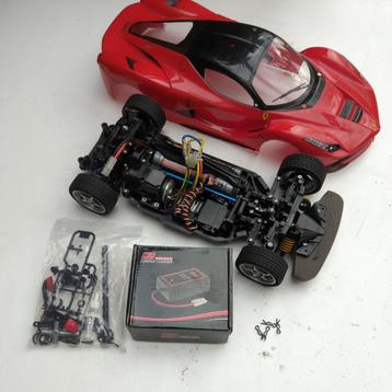 Tamiya TT-02 LaFerrari met opties, accu & lader, bijna RTR beschikbaar voor biedingen