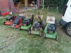 Lot 4x oude grasmaaier, Tuin en Terras, Grasmaaiers, Cirkelmaaier, Gebruikt, Opvangbak, Benzine-grasmaaier
