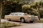 Lincoln Continental Towncar COUPE 1975, Auto's, Automaat, Beige, Beige, Leder