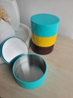 Ronde metalen blikken dozen, Verzamelen, Ophalen, Nieuw