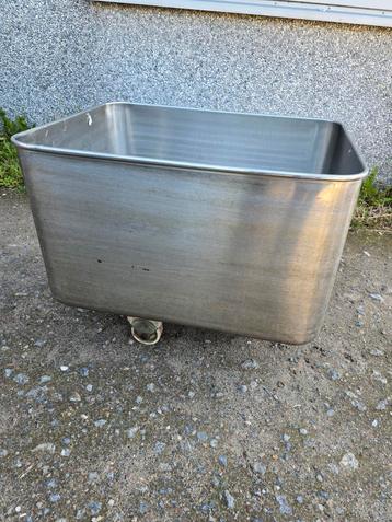 Poubelle de rangement pour chariot à linge en aluminium, cou, Enlèvement ou Envoi, Utilisé
