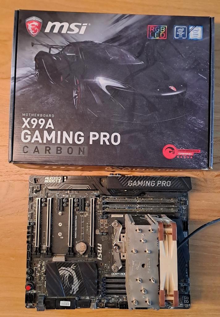 Carte Mère MSI X99A GAMING PRO CARBON, Computers en Software, Moederborden, Intel, DDR4, Ophalen of Verzenden