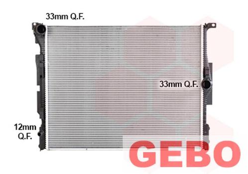 BMW F32/F33/F36 2013 T/M 2021 Radiator Benzine 440i 1711 848, Auto-onderdelen, Motor en Toebehoren, BMW, Nieuw, 6 maanden garantie