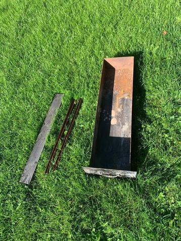 Tiroir à cendres latéral ?, fronton et glissières  72 x 18,8, Utilisé, Autres types, Autres matériaux, Moins de 2 mètres