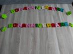 Decoratie verjaardag 'bon anniversaire', Ophalen of Verzenden, Zo goed als nieuw, Versiering
