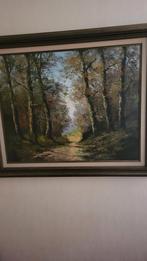 Mooi shilderij 120x100 met bewijs echtheid, Ophalen of Verzenden