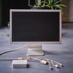 Apple Cinema display 20 inch + Cinema 65w power adapter, Computers en Software, Monitoren, Ophalen, Gebruikt, Apple, Kantelbaar