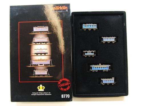 Marklin 8770 Ludwig II set !zeer zeldzaam!, Hobby en Vrije tijd, Modeltreinen | Overige schalen, Zo goed als nieuw, Treinset, Gelijkstroom