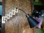 vintage schaarlamp muurlamp metaal, Ophalen, Huis en Inrichting