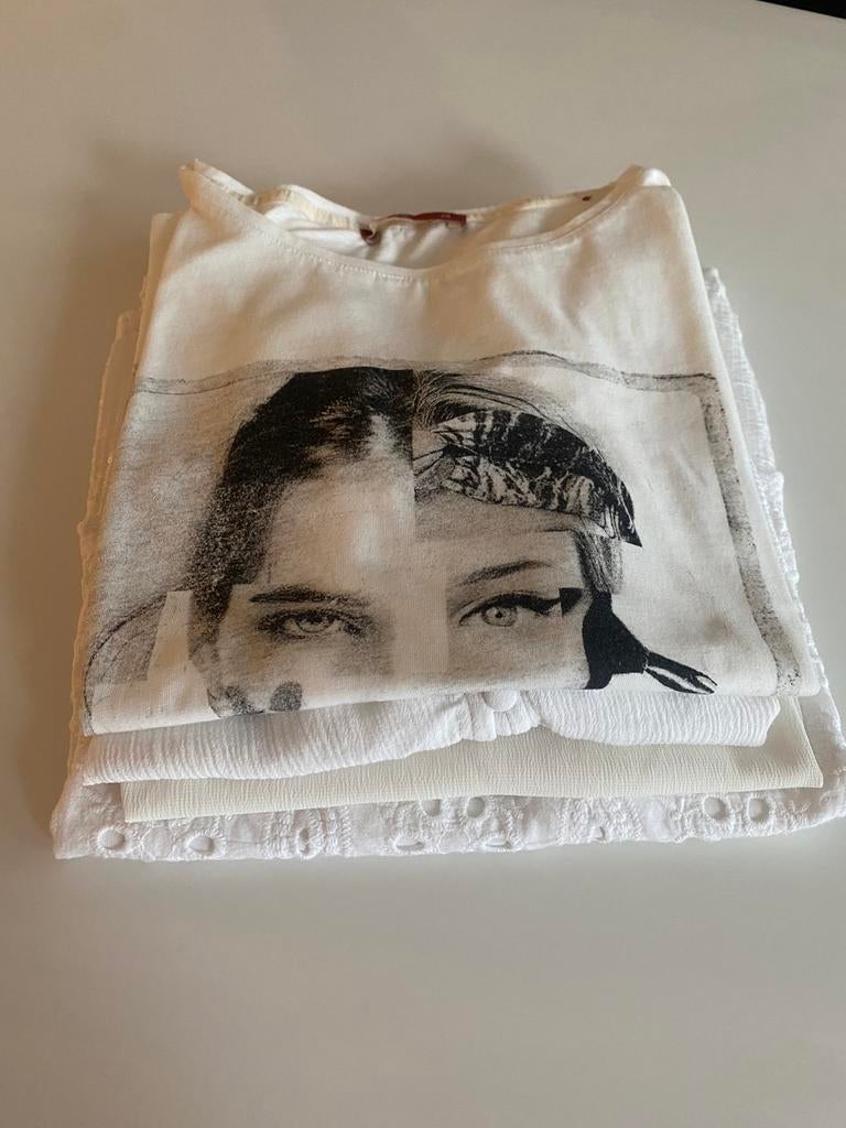 Lot dames t shirts XS/S wit, Ophalen of Verzenden, Maat 34 (XS) of kleiner