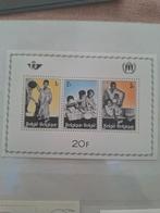 België 1967, vluchtelingen, blok 43, Postzegels en Munten, Postzegels | Europa | België, Ophalen of Verzenden, Postfris