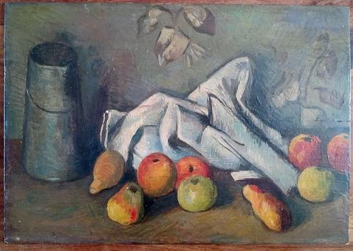 PAUL CEZANNE - Doos met melk en appel - MoMA - 1879 - HSP, Antiek en Kunst, Kunst | Schilderijen | Modern, Ophalen of Verzenden