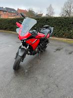 Yamaha Tracer 7 2021, rood (A 54kw) 9744km, Permis Moto A, Tourisme, Plus de 35 kW, 2 cylindres