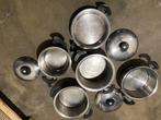 Casseroles AMC, Huis en Inrichting, Keuken | Potten en Pannen, Ophalen, Gebruikt, Inox, Pannenset