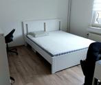 Lit Ikea + matelas + sommier jamais utilisé, Huis en Inrichting, Nieuw, 160 cm, Overige materialen, Wit
