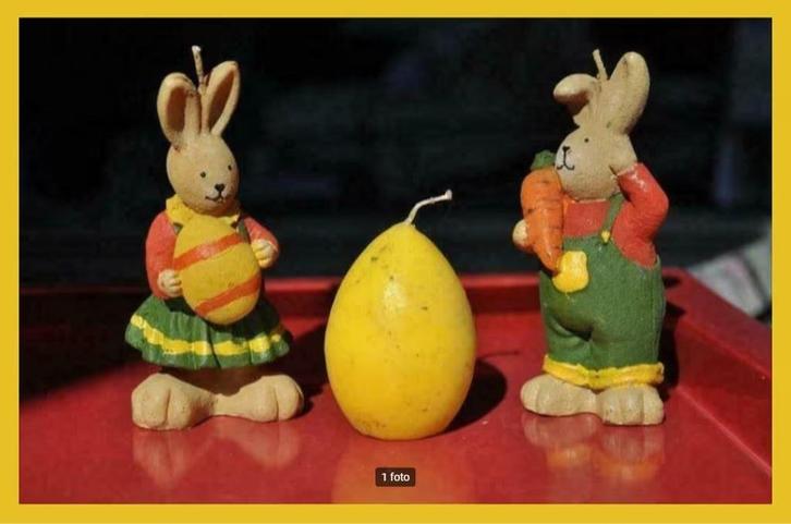 Pasen : Paaskaarsen Paasdecoratie Kaarsen Paashaas Kaars, Huis en Inrichting, Woonaccessoires | Kandelaars en Kaarsen, Kaars, Ophalen of Verzenden