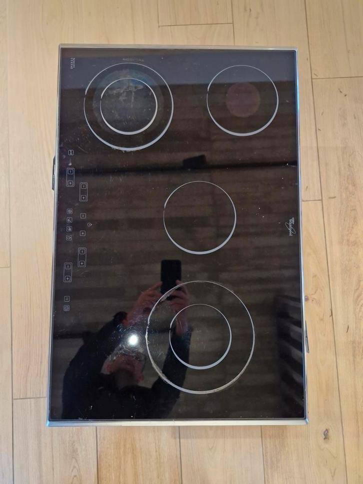 Table de cuisson vitrocéramique Whirlpool AKT 890/IX, Electroménager, Tables de cuisson, 4 zones de cuisson, Enlèvement