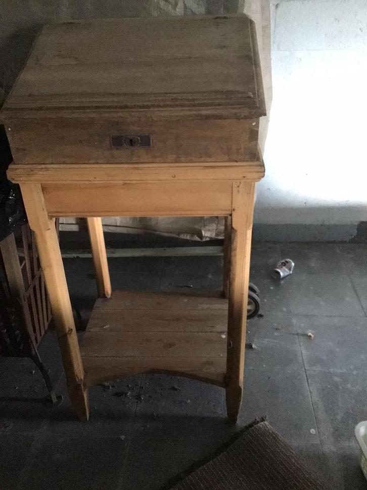 Antieke schrijftafel, Huis en Inrichting, Kasten | Secretaires, Gebruikt, Ophalen