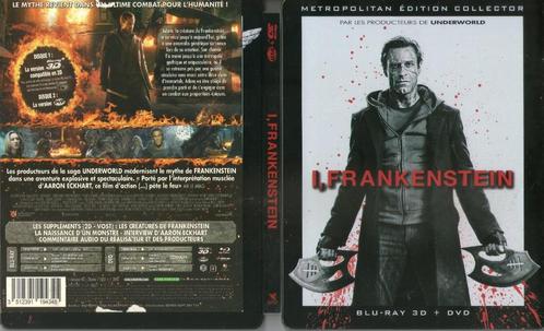 i frankenstein "steelbook" (blu-ray 3D & 2D + dvd) neuf, CD & DVD, Blu-ray, Comme neuf, Aventure, 3D, Enlèvement ou Envoi