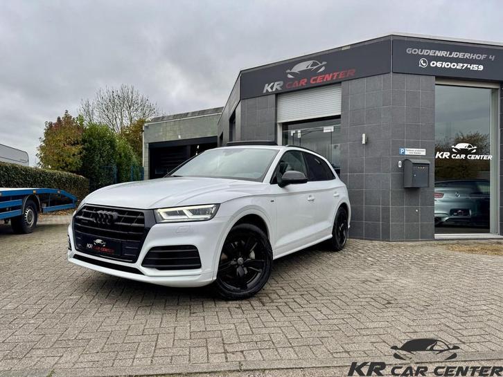 Audi Q5 50 TFSI E Quattro S-line PANO-MEMORY-TREKHAAK-SOH, Auto's, Audi, Bedrijf, Te koop, Q5, 4x4, ABS, Achteruitrijcamera, Airbags