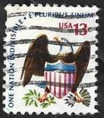1 Postzegel  USA 1975 Adelaar, Ophalen of Verzenden, Gestempeld, Dier of Natuur