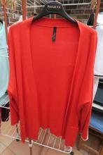 Cardigan nieuw rood biesje Blue Bay mt 36 (tailleert 38-40), Kleding | Dames, Maat 38/40 (M), Nieuw, Rood, Blue bay