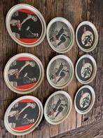 9 vintage Martini Coasters - Scatolificio Lecchese Italy, Verzamelen, Merken en Reclamevoorwerpen, Ophalen of Verzenden