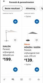 Design Henrik Preutz Zwevende Parasol nieuw in verpakking, Ophalen of Verzenden, Zo goed als nieuw