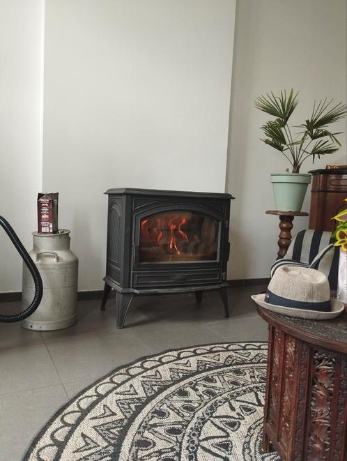 dovre 760 wd en fonte 12kw, Huis en Inrichting, Kachels, Zo goed als nieuw, Hout, Ophalen