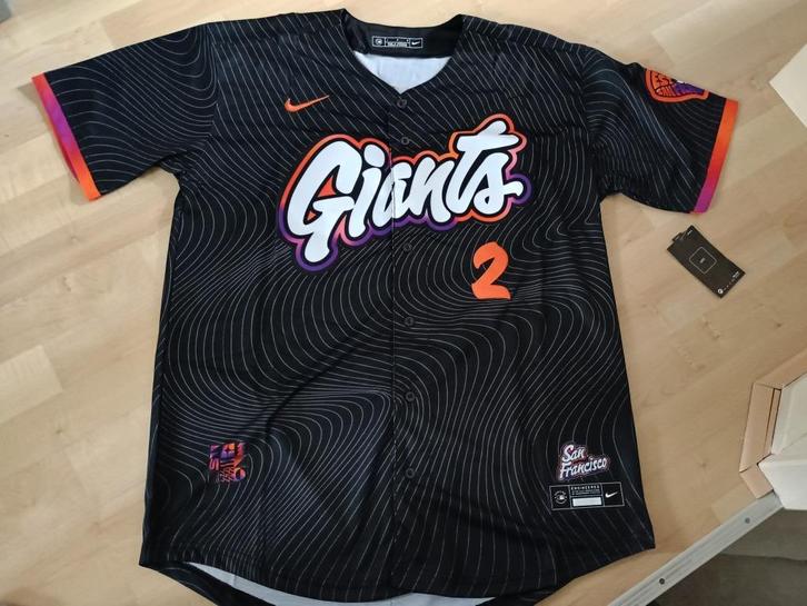 San Francisco Giants Jersey Adames maat: L, Sport en Fitness, Honkbal en Softbal, Nieuw, Handschoen, Honkbal, Verzenden