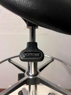 Ponychair, mooie stoel met zwart leder. Goed rollend!, Huis en Inrichting, Ophalen, Zwart, Zo goed als nieuw, Bureaukruk