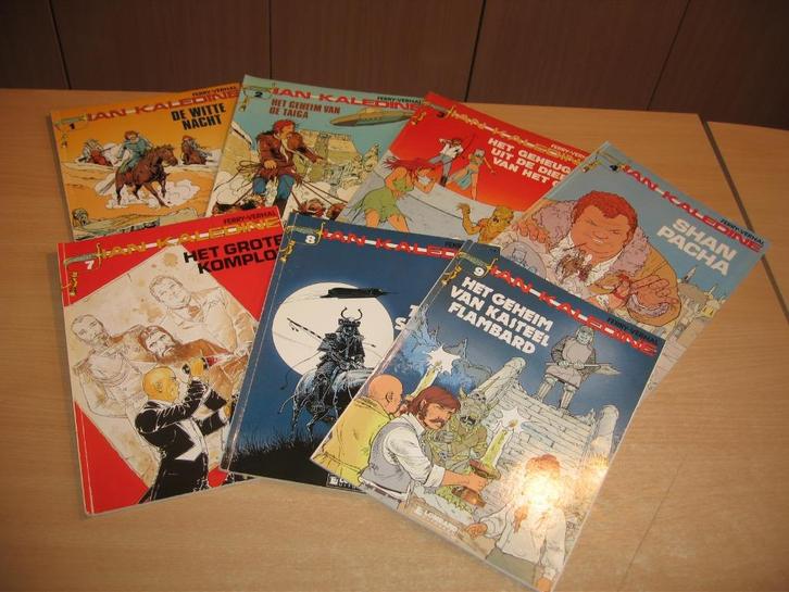 Ian Kaledine : 7 verschillende albums., Boeken, Stripverhalen, Gelezen, Meerdere stripboeken, Ophalen of Verzenden