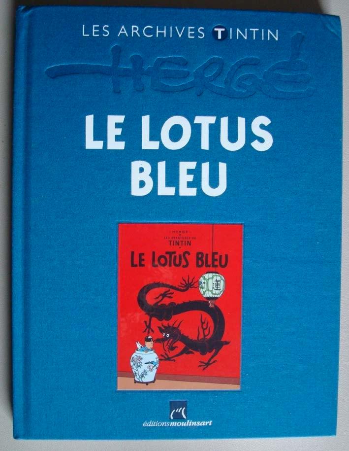 Tirage de luxe TINTIN le LOTUS BLEU toilé ARCHIVES, Livres, BD, Comme neuf, Enlèvement