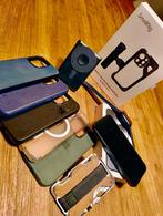 Iphone 15 pro 256 go bleu nuit + accessoires + coques + kit, Gebruikt, Blauw, 88 %, IPhone 15 Pro
