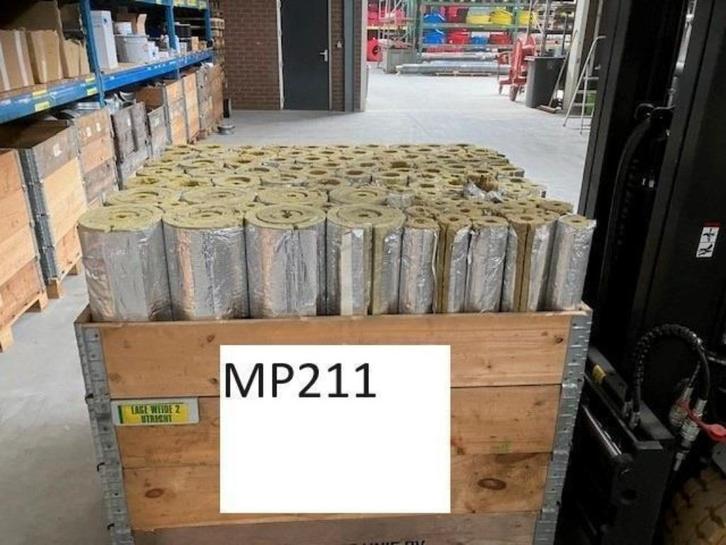 211. Partij buisisolatie steenwolschalen pijpschaal, Doe-het-zelf en Bouw, Isolatie en Afdichting, Nieuw, Steenwol, Ophalen