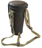 duitse ww2 gasmasker bus met veer en masker, Verzenden