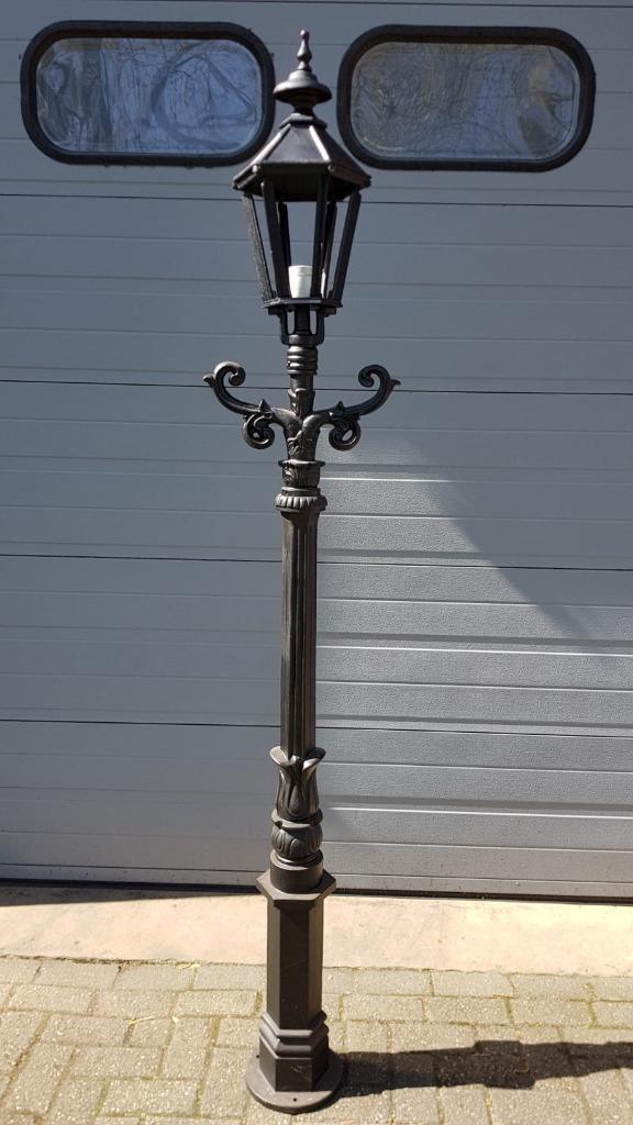 nieuwe gietijzeren lantaarnpaal zware uitvoering, Tuin en Terras, Buitenverlichting, Nieuw, Staande lamp, IJzer, Ophalen