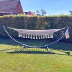 Potenza XXL hangmat met stalen frame, Tuin en Terras, Hangmatten, Ophalen, Meerpersoons, Zo goed als nieuw, Met standaard