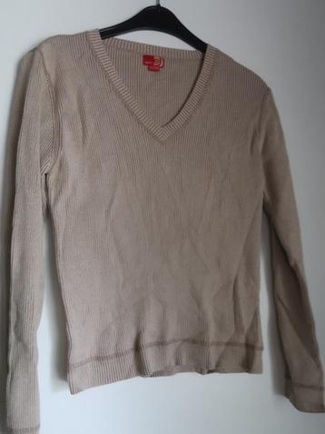 pull pour femme XL Esprit beige