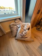 2 Snoopy Zitzakken - Fatboy, Ophalen, Zo goed als nieuw, Beige, Zitzak